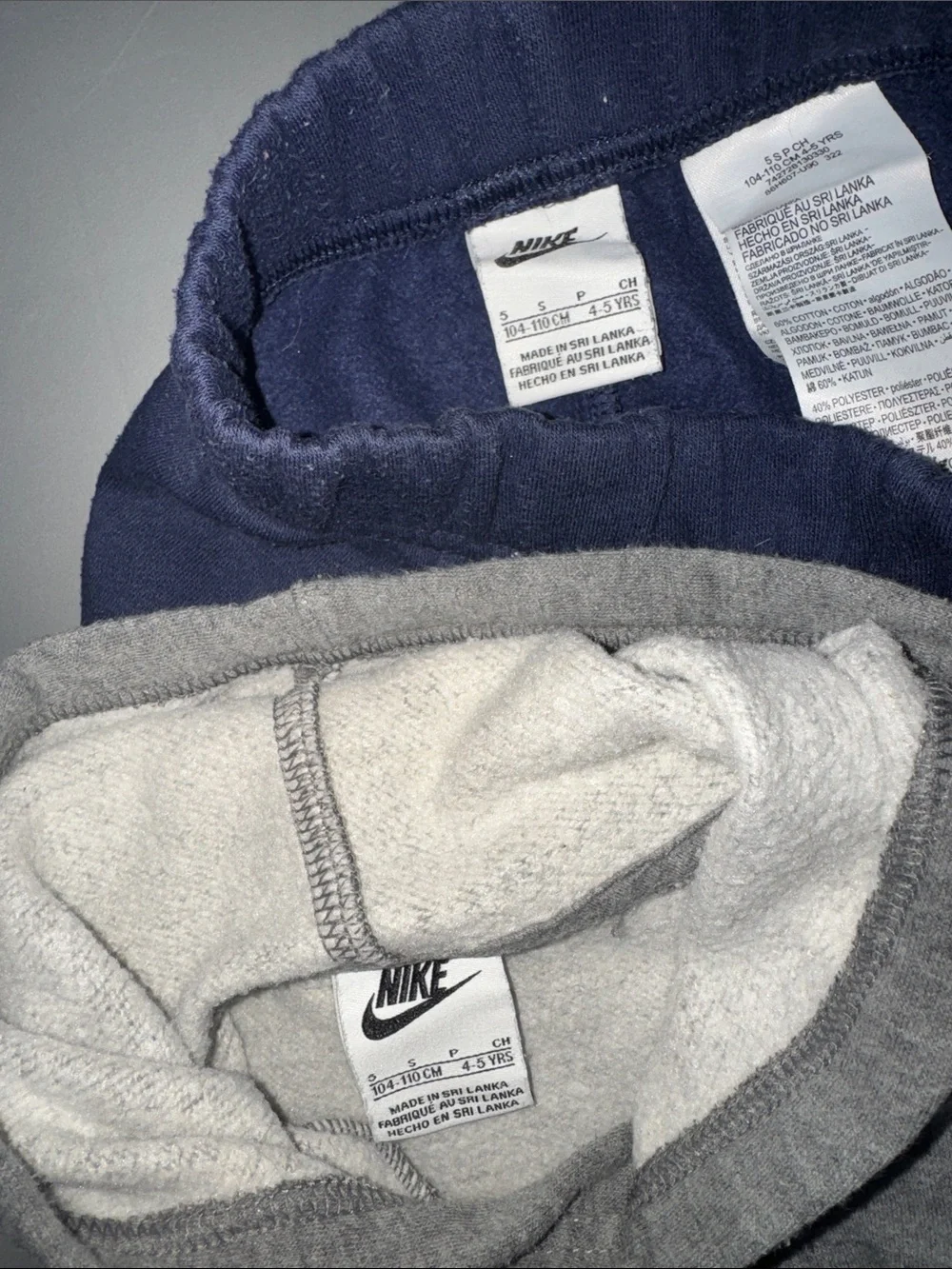 Nike Grey & Navy AIR Pullover Hoodie and Joggers Set